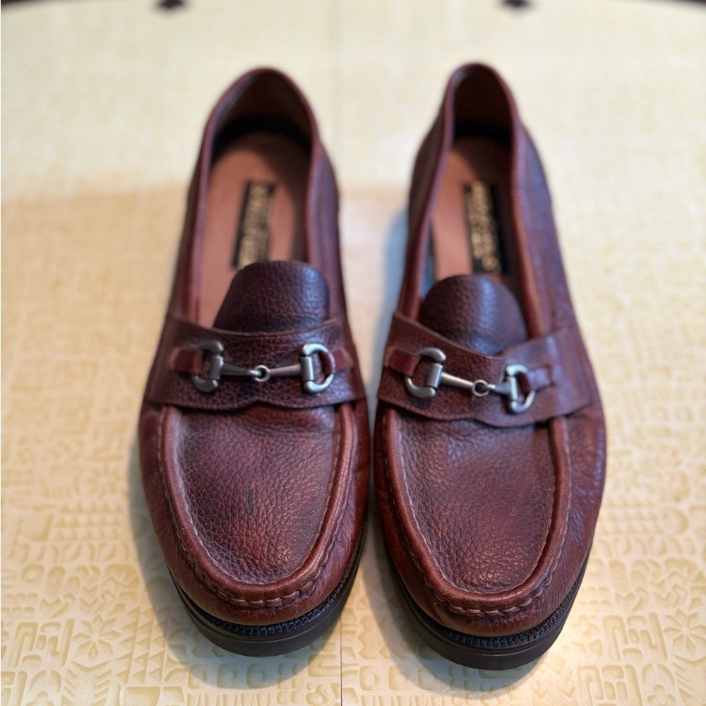 Vintage Brown Leather Loafers